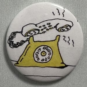 Fridge Magnet Telephone #1106