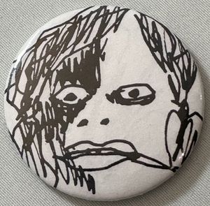 Fridge Magnet Face #1660